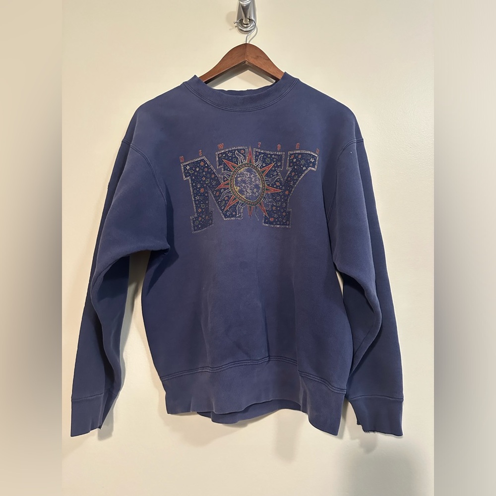 New York Vintage Vintage 90's Made in USA Heavyweight Sweatshirt Size L